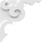 Ekena Millwork Benson Architectural Grade PVC Corbel, 1 7/8"W X 18"D X 18"H CORP01X18X18BE - alternate 4